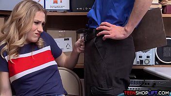 play Brunette with big tits gets on her knees and gives a blowjob