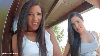 play Hot anal with two beautiful brunette women