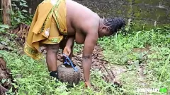 play Un voisin ébène partage un bukkake de bite noire après une chaude pipe en plein air